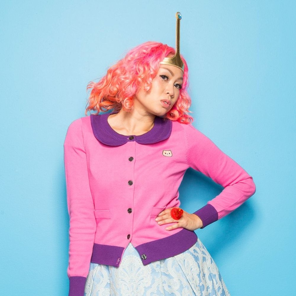 WeLoveFine Princess Bubblegum Timmy Cardigan NWT